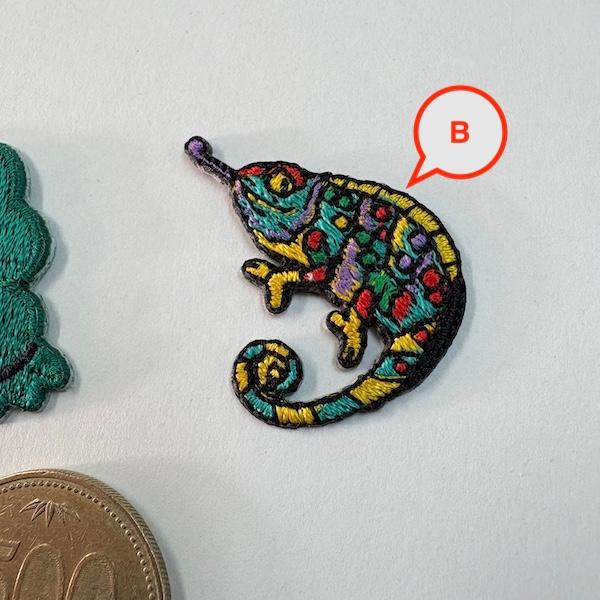 アイロン de ワッペン☆アップリケ！蛙 カメレオン 虎 猫 刺繍 ワッペンデコ リメイク 手作り ハンドメイ | 4枚目